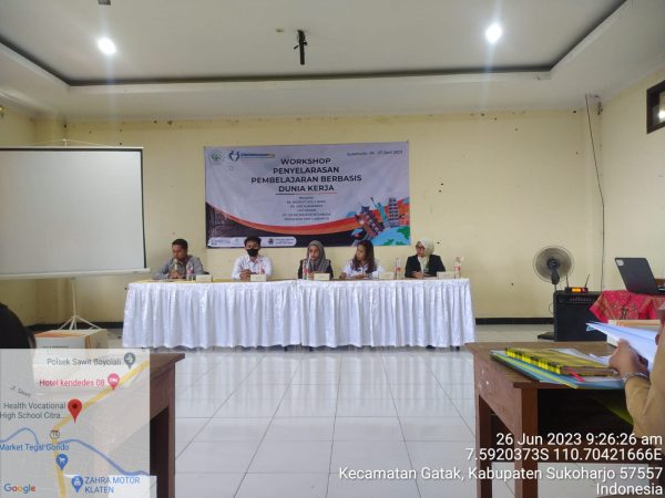 Workshop Penyelarasan Pembelajaran Berbasis Dunia Kerja
